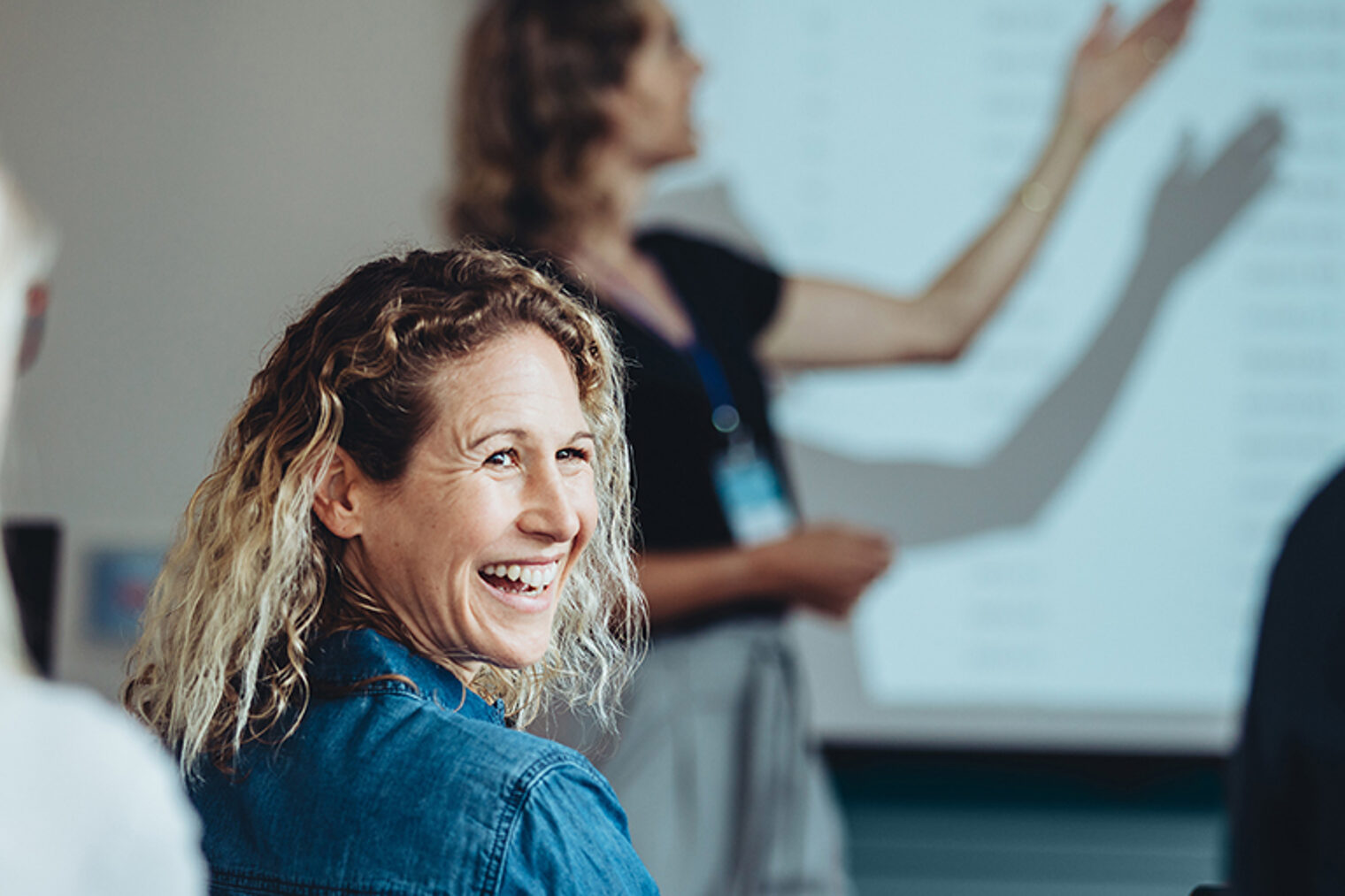 Frau, Präsentation, Ausbildung, Seminar, Ausbilder